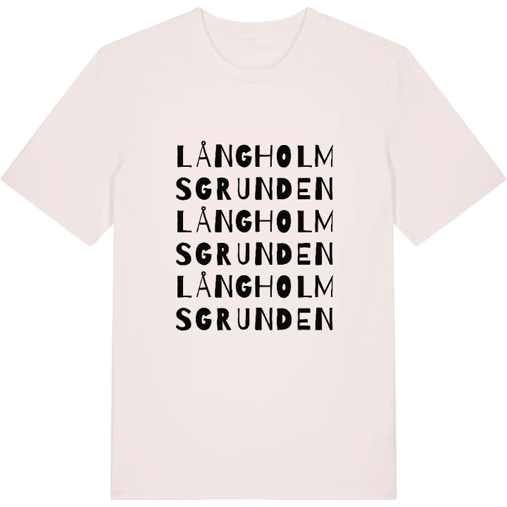 Långholmsgrunden ordlek t-shirt – t-shirt från PinShirt
