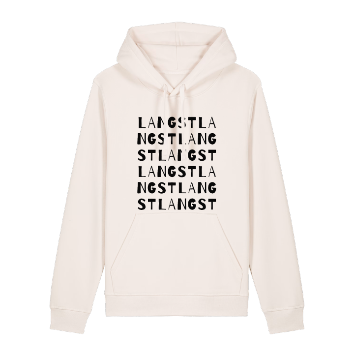 Langst ordlek hoodie – hoodie från PinShirt