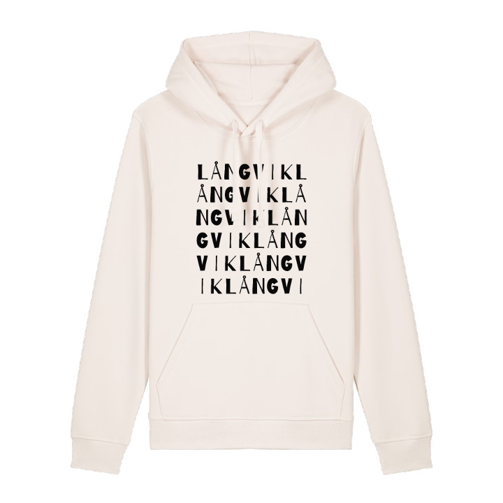 Långvik ordlek hoodie – hoodie från PinShirt