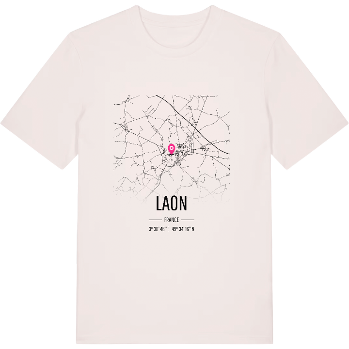 Laon karta t-shirt – t-shirt från PinShirt
