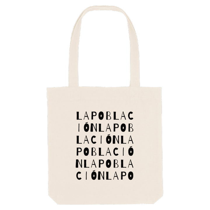 Lapoblación ordlek tygkasse – tygkasse från PinShirt
