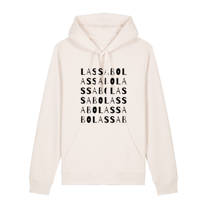 Lassabo ordlek hoodie – hoodie från PinShirt