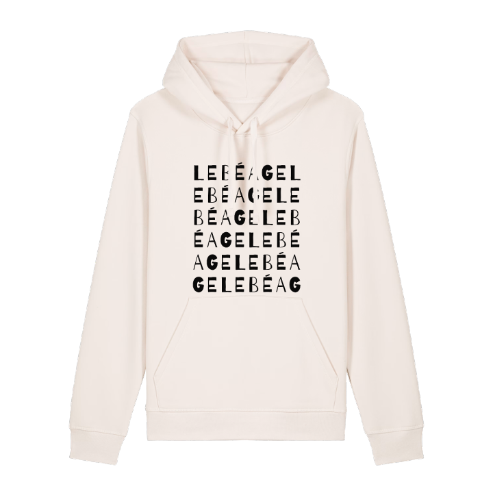 Le Béage ordlek hoodie – hoodie från PinShirt