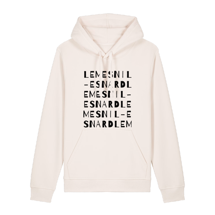 Le Mesnil-Esnard ordlek hoodie – hoodie från PinShirt