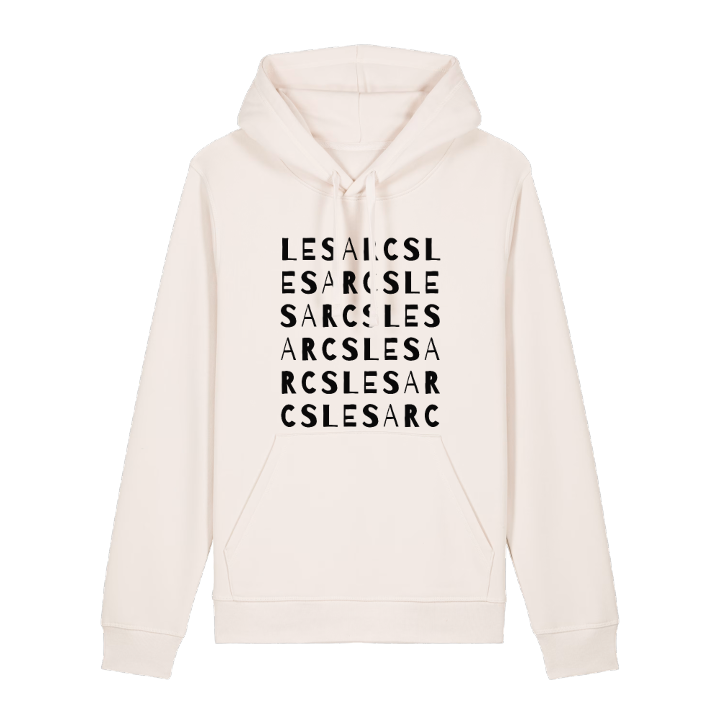 Les Arcs ordlek hoodie – hoodie från PinShirt