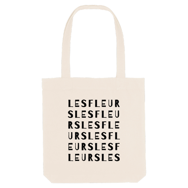 Les Fleurs ordlek tygkasse – tygkasse från PinShirt
