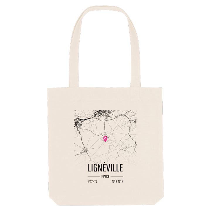 Lignéville karta tygkasse – tygkasse från PinShirt