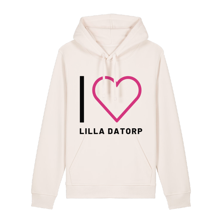 Jag älskar Lilla Datorp hoodie stort tryck – hoodie från PinShirt