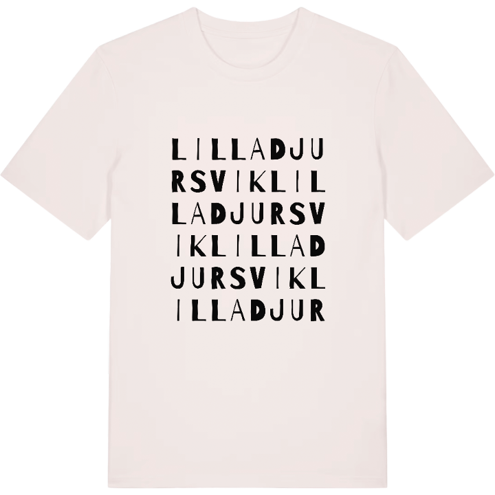 Lilla Djursvik ordlek t-shirt – t-shirt från PinShirt