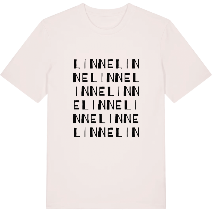 Linne ordlek t-shirt – t-shirt från PinShirt