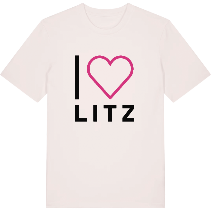 Jag älskar Litz t-shirt stort tryck – t-shirt från PinShirt