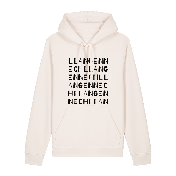 Llangennech ordlek hoodie – hoodie från PinShirt