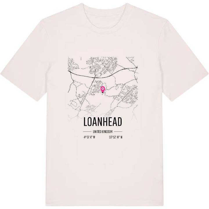 Loanhead karta t-shirt – t-shirt från PinShirt