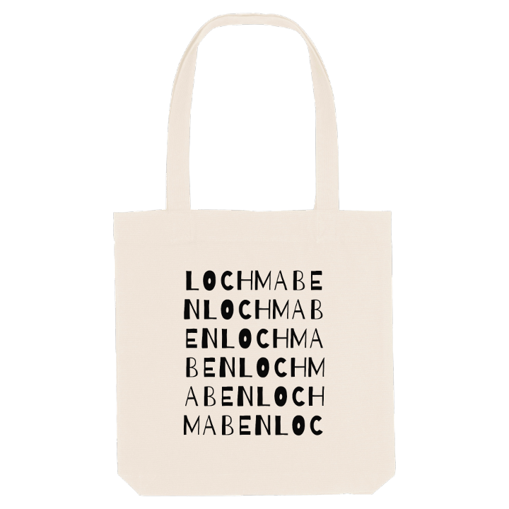 Lochmaben ordlek tygkasse – tygkasse från PinShirt