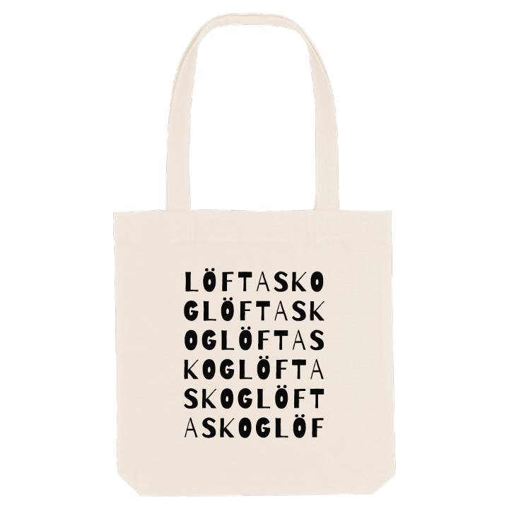 Löftaskog ordlek tygkasse – tygkasse från PinShirt