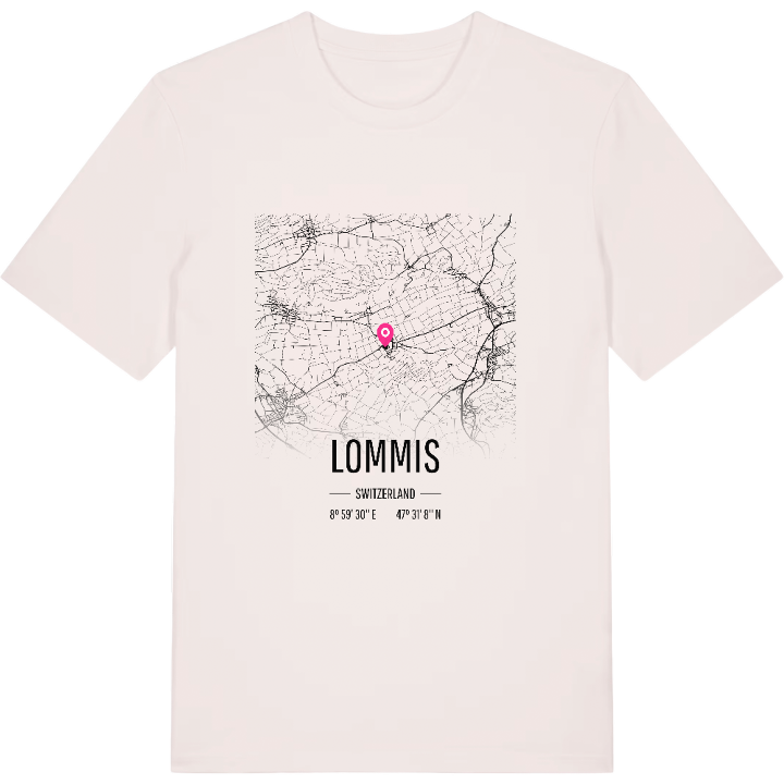 Lommis karta t-shirt – t-shirt från PinShirt