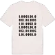 Loo Gld ordlek t-shirt