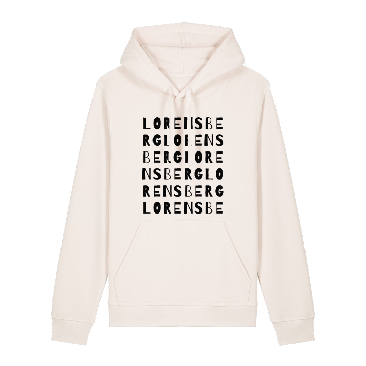 Lorensberg ordlek hoodie – hoodie från PinShirt
