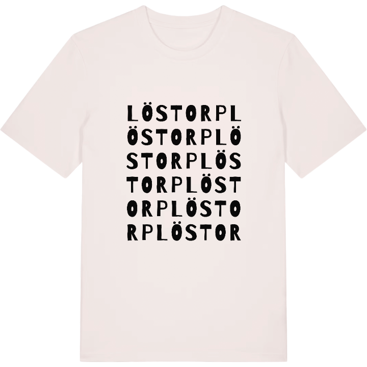 Löstorp ordlek t-shirt – t-shirt från PinShirt