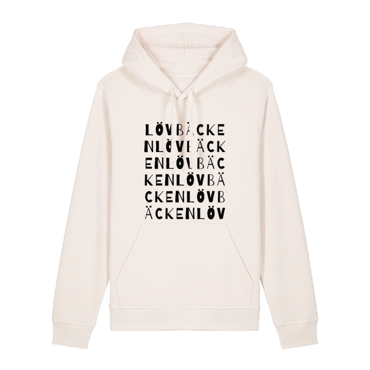 Lövbäcken ordlek hoodie – hoodie från PinShirt