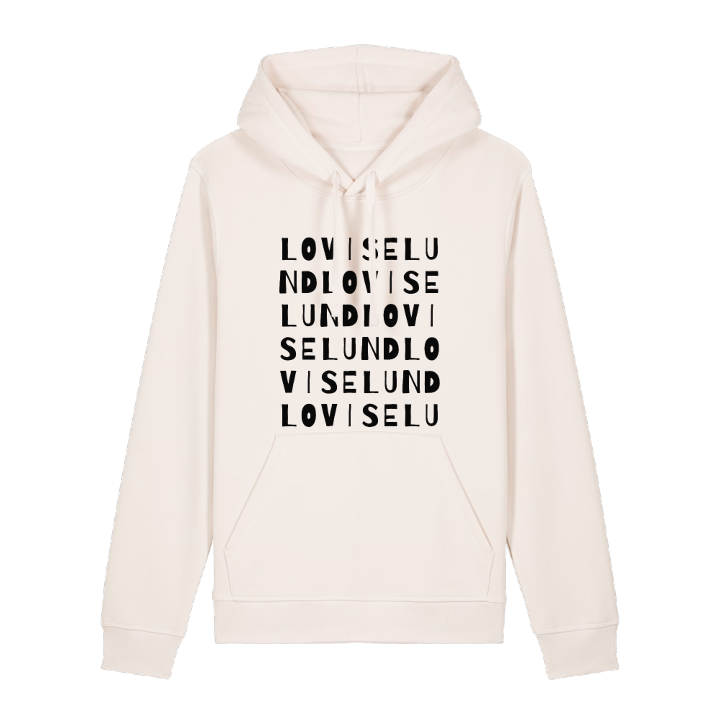 Loviselund ordlek hoodie – hoodie från PinShirt
