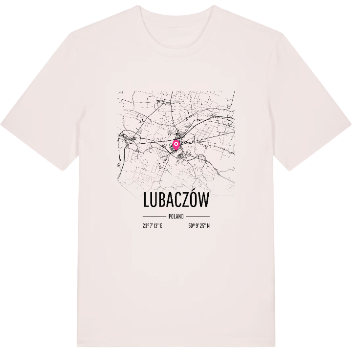 Lubaczów karta t-shirt – t-shirt från PinShirt
