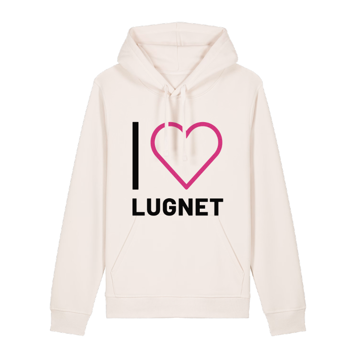 Jag älskar Lugnet hoodie stort tryck – hoodie från PinShirt
