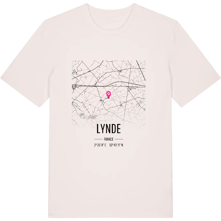 Lynde karta t-shirt – t-shirt från PinShirt
