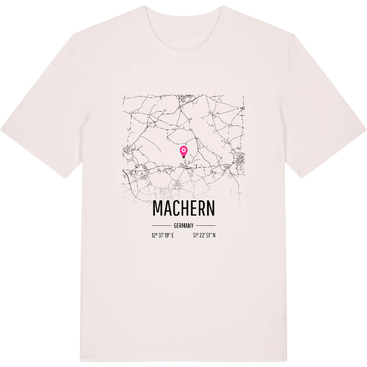 Machern karta t-shirt – t-shirt från PinShirt