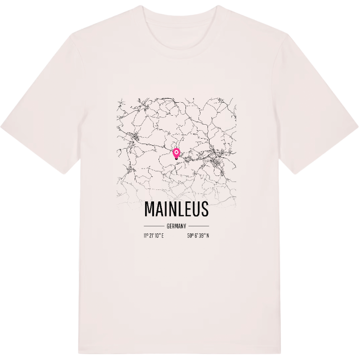 Mainleus karta t-shirt – t-shirt från PinShirt