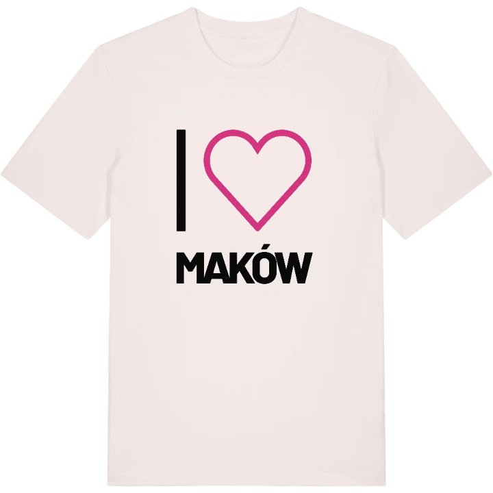 Jag älskar Maków t-shirt stort tryck – t-shirt från PinShirt