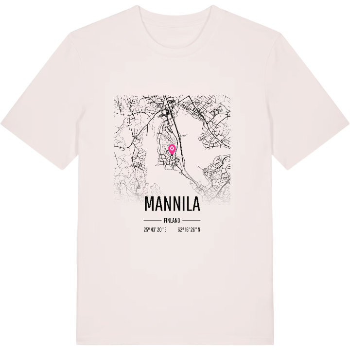 Mannila karta t-shirt – t-shirt från PinShirt