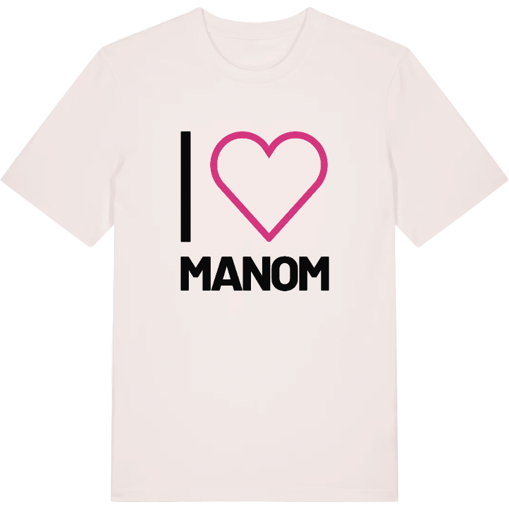 Jag älskar Manom t-shirt stort tryck – t-shirt från PinShirt