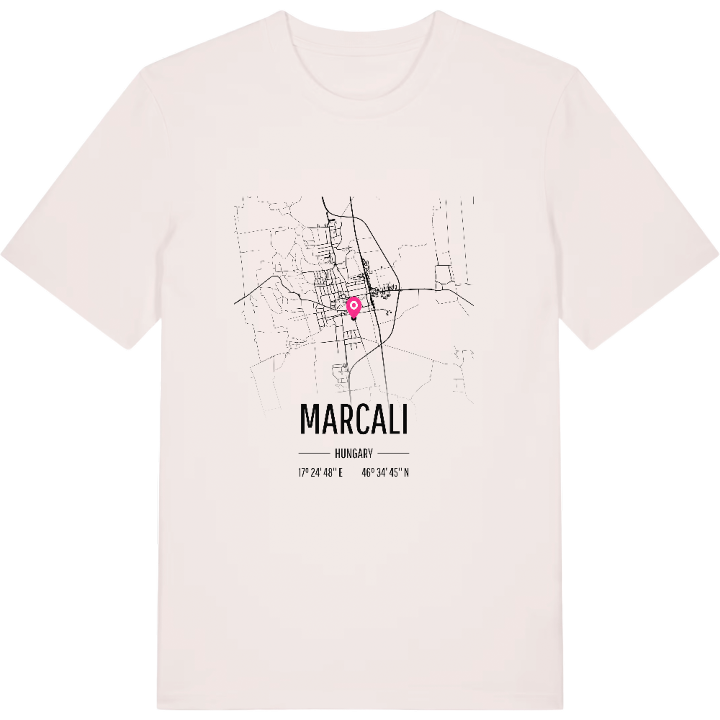 Marcali karta t-shirt – t-shirt från PinShirt