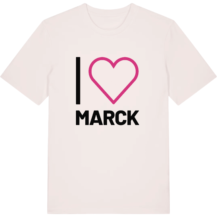 Jag älskar Marck t-shirt stort tryck – t-shirt från PinShirt