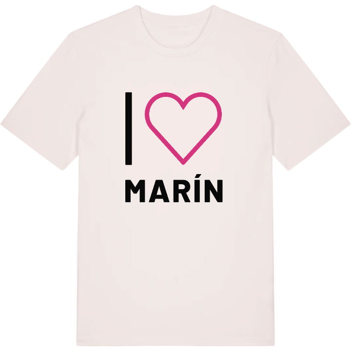 Jag älskar Marín t-shirt stort tryck – t-shirt från PinShirt