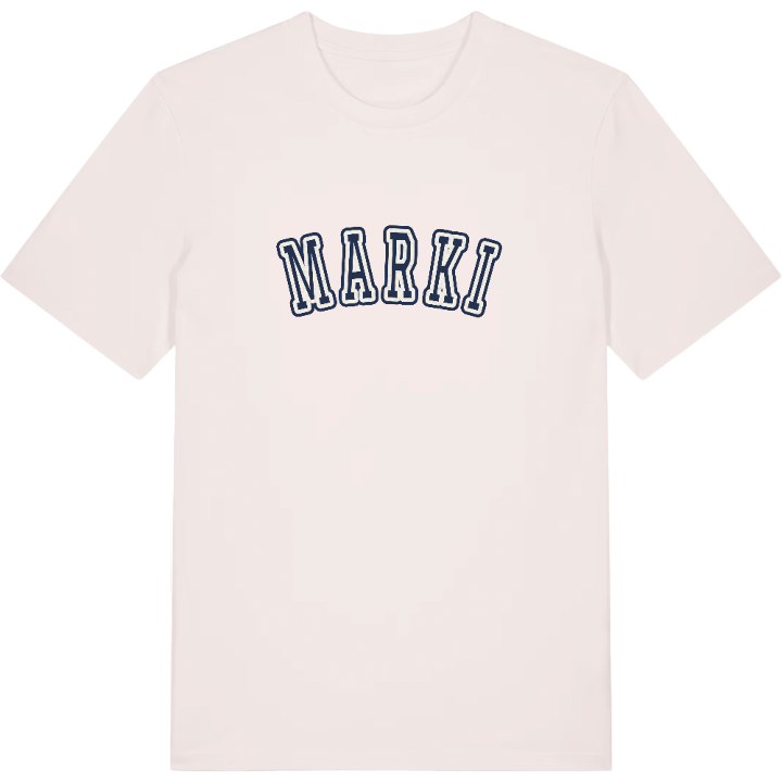 Marki college t-shirt – t-shirt från PinShirt