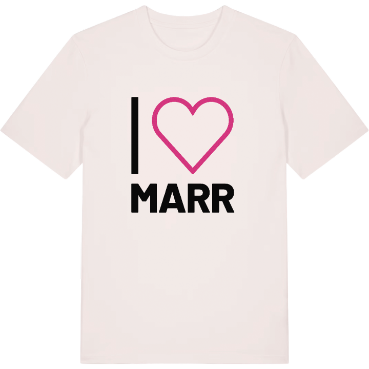 Jag älskar Marr t-shirt stort tryck – t-shirt från PinShirt