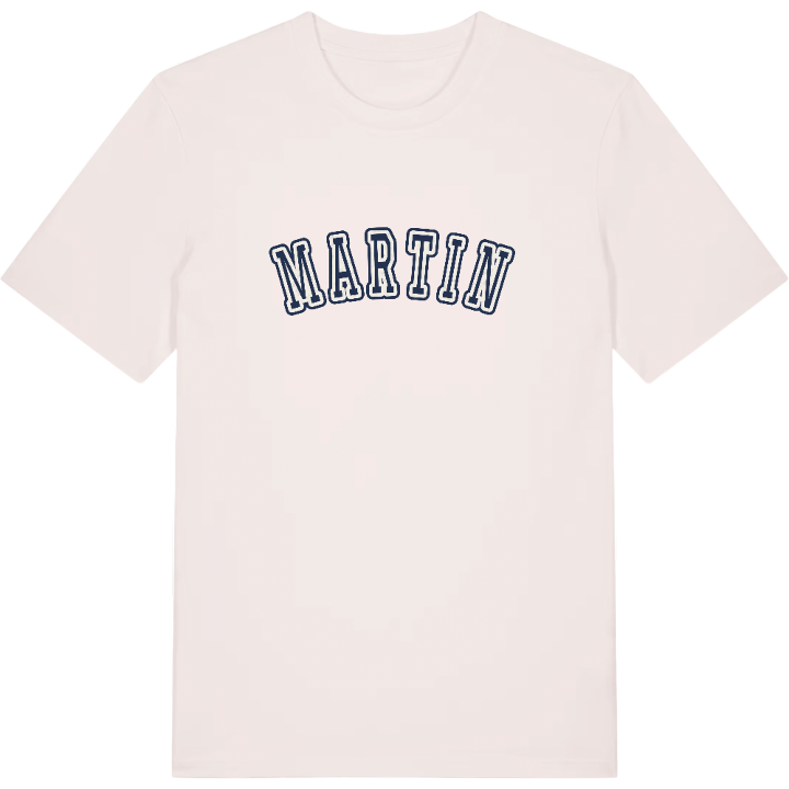 Martin college t-shirt – t-shirt från PinShirt