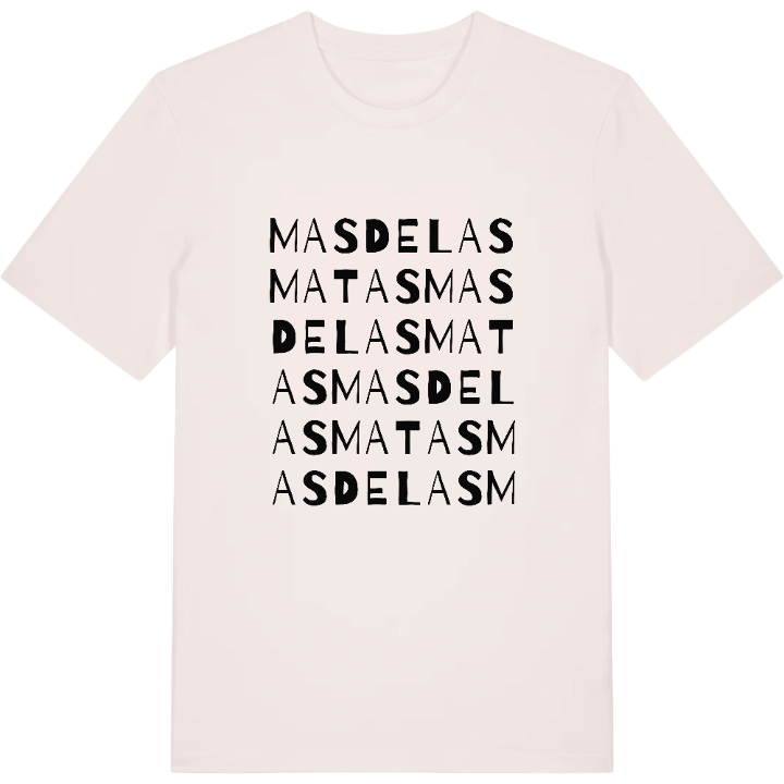 Mas de las Matas ordlek t-shirt – t-shirt från PinShirt