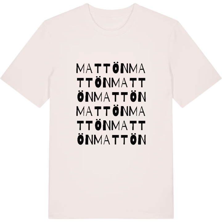 Mattön ordlek t-shirt – t-shirt från PinShirt