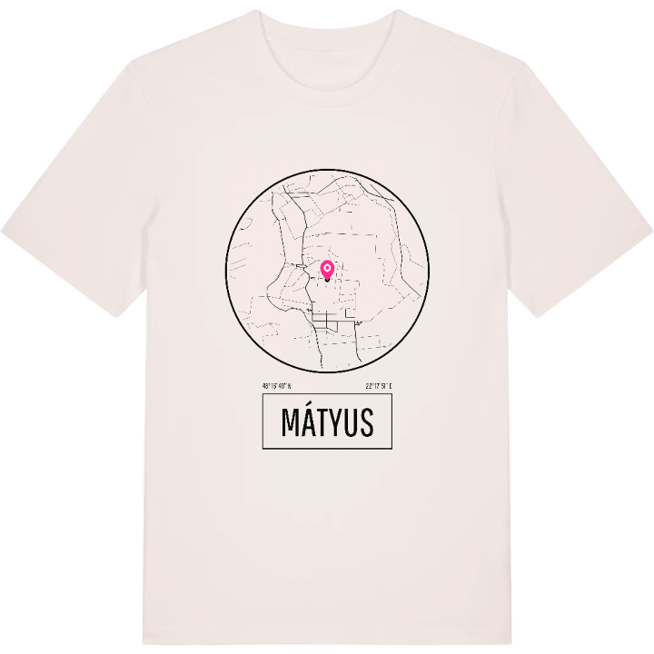 Mátyus t-shirt – t-shirt från PinShirt