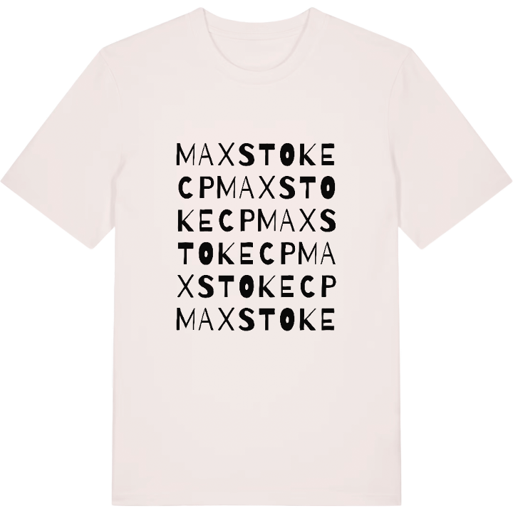 Maxstoke CP ordlek t-shirt – t-shirt från PinShirt