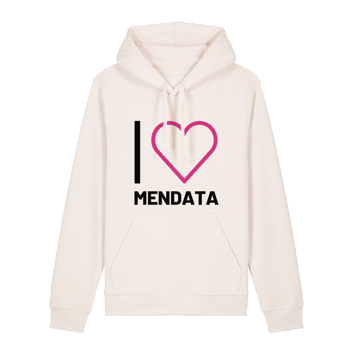 Jag älskar Mendata hoodie stort tryck – hoodie från PinShirt