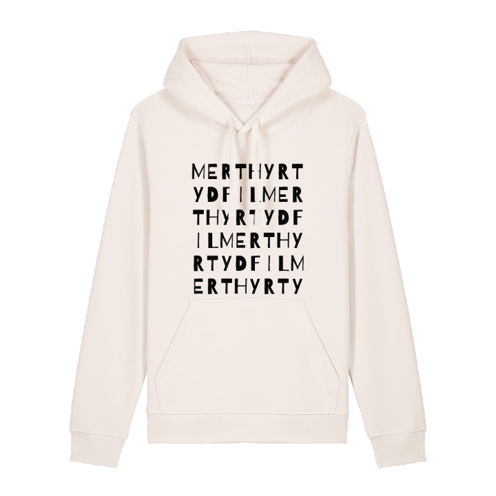 Merthyr Tydfil ordlek hoodie – hoodie från PinShirt