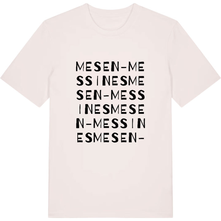 Mesen - Messines ordlek t-shirt – t-shirt från PinShirt