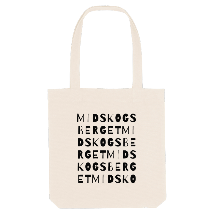 Midskogsberget ordlek tygkasse – tygkasse från PinShirt