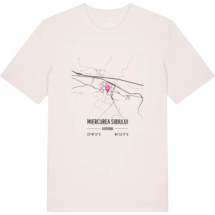 Miercurea Sibiului karta t-shirt – t-shirt från PinShirt