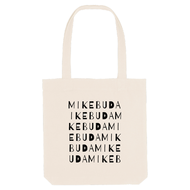 Mikebuda ordlek tygkasse – tygkasse från PinShirt