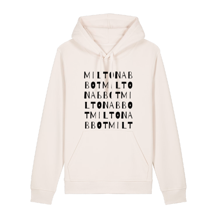 Milton Abbot ordlek hoodie – hoodie från PinShirt